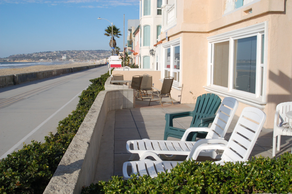A short term vacation rental in mission beach