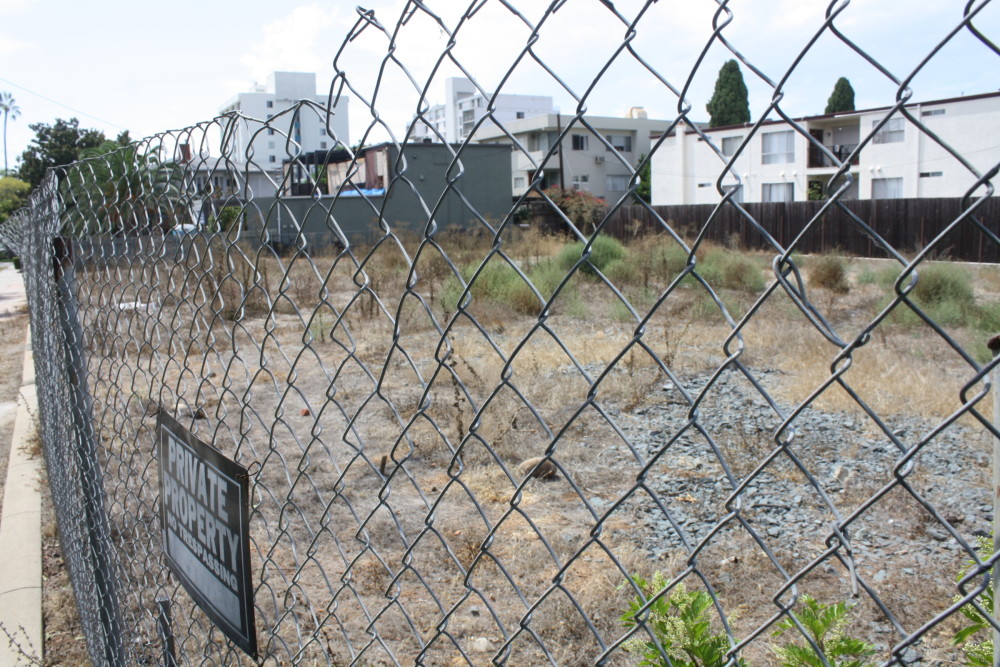 The future park where the AIDS Memorial is planned to go.