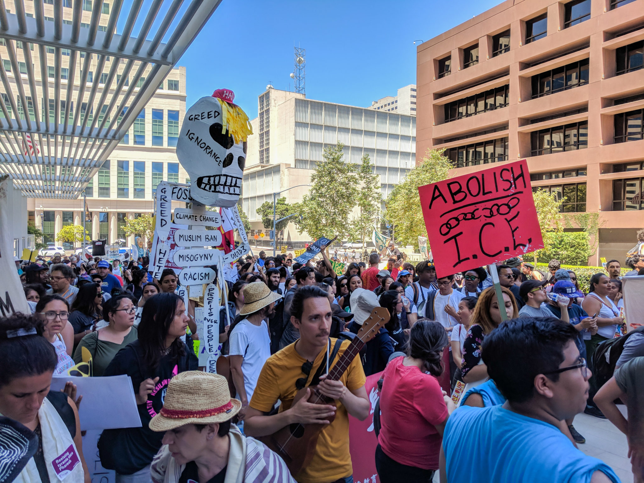 Immigration protest